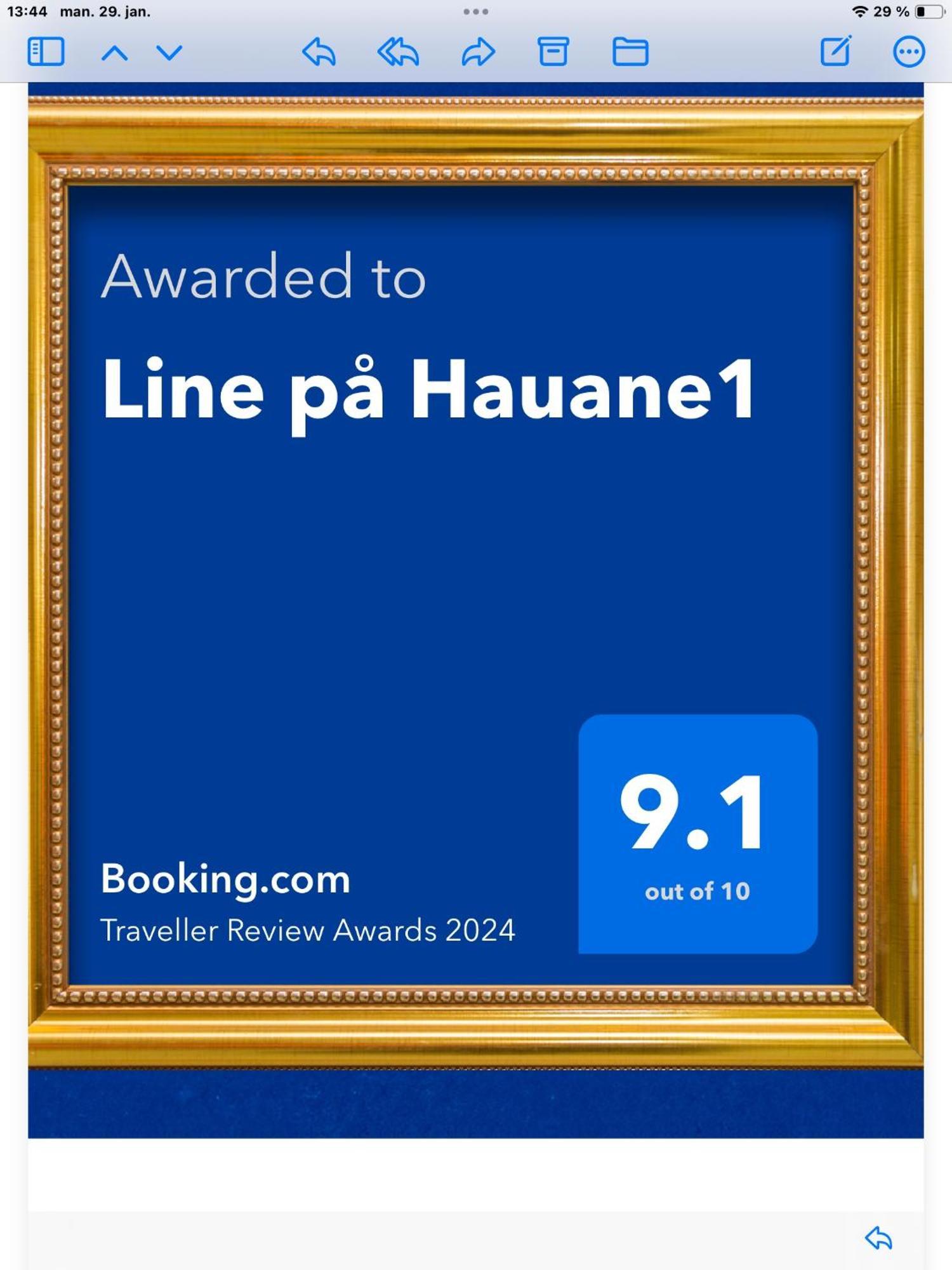 Line Pa Hauane1 Bed & Breakfast Volda Exterior foto